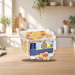 Fazer Tutti Frutti Salty Fruits Bulk Candy 2 kg – product photo on a table