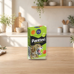 Fazer Pantteri Fruit Pastilles 38 g – product photo on a table