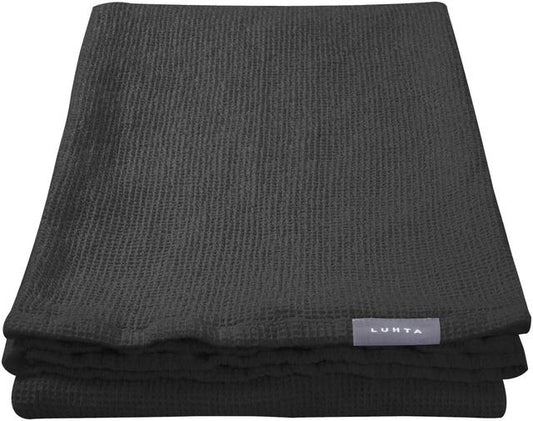 Hand towel Waffle 50x70 black - Soposopo