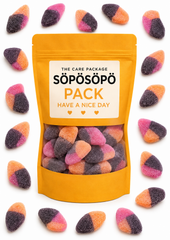 SÖPÖSÖPÖ Scandinavian Treat Pack – Fruit & Liquorice Cone Gummies 150g