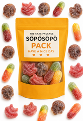 SÖPÖSÖPÖ Scandinavian Treat Pack – Wild Fruit Cola Banana Grapefruit Mix 150g