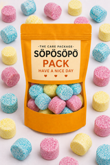 SÖPÖSÖPÖ Scandinavian Treat Pack – Candywell Fruit Nitro – 150g Nordic Candy Bag – Tangy Sour Assorted Fruit Candy – Made in Finland soposopo Pack