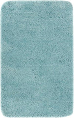 House bathroom mat Shaggy 50x80 cm turquoise - Soposopo