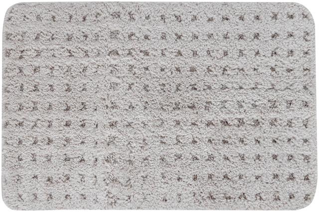 House bathroom mat Waffle 40x60 cm light gray - Soposopo