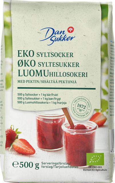 Dansukker Organic Jam Sugar 2:1 500g - Soposopo