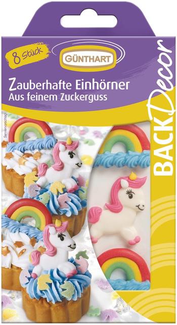 Cake Decoration Unicorns Sugar Decorations 17g - Soposopo