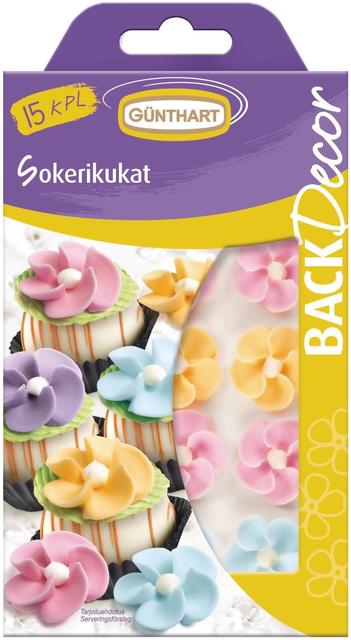 Decor Cake Decoration Flowers Pastel 20g - Soposopo