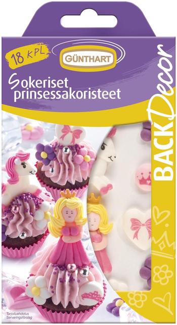 Decor Cake Decoration Princesses. Sugar 17g - Soposopo