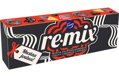 Fazer Remix Black Christmas Candy Box 430g | Assorted Salmiac Licorice
