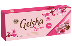 Fazer Geisha Raspberry Chocolate Pralines 250 g | Milk Chocolate