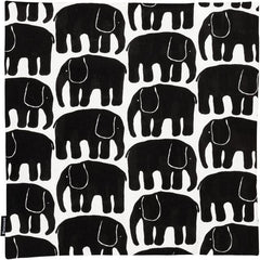 Finlayson cushion cover Elefantti 50x50 cm black/white - Soposopo