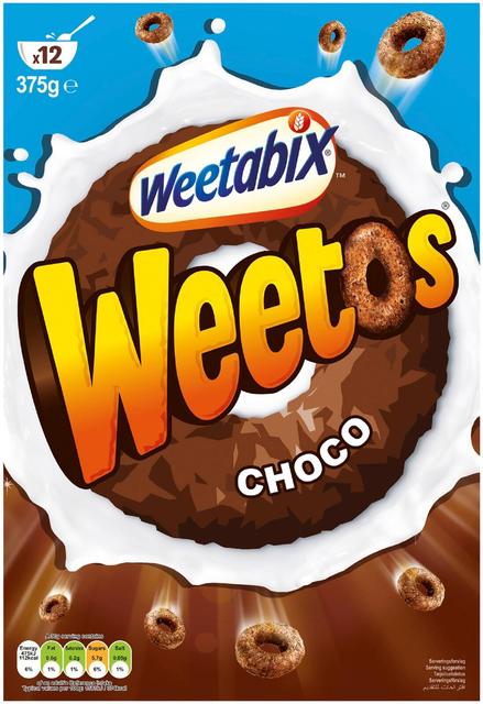 Weetos 375 g chocolate-flavored wheat cereal - Soposopo