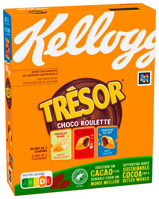 KELLOGG'S Tresor Choco Roulette 375 g - Soposopo