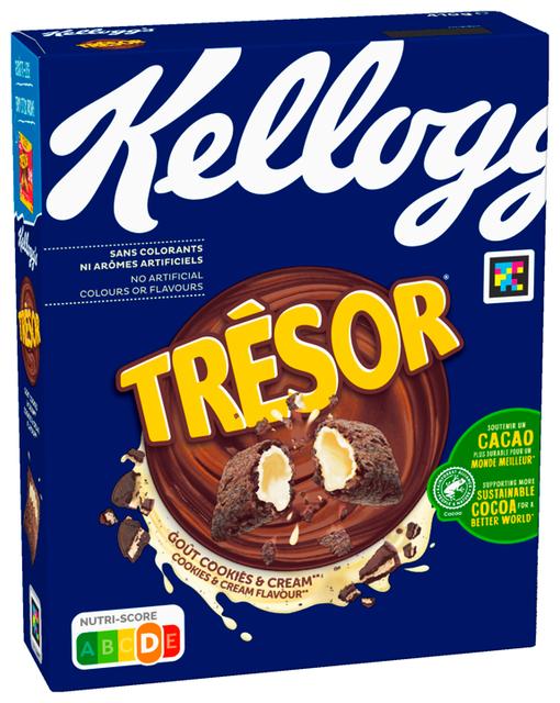 KELLOGG'S Tresor Cookies & Cream 375 g - Soposopo