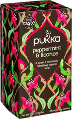 Pukka Herbal Tea Peppermint & Licorice Tea 1 Box of 30g 1.1oz - Soposopo
