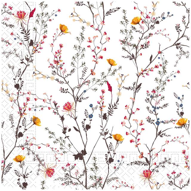 Decorata Napkin 33cm Heather Branches - Soposopo