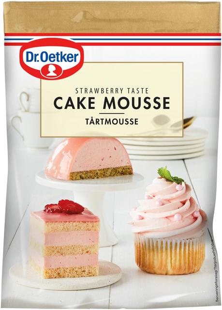 Dr. Oetker Strawberry-Flavored Cake Mousse Powder 130g - Soposopo