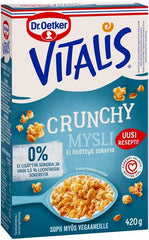 Dr. Oetker Vitalis Crunchy No Added Sugar Whole-Grain Muesli 420 g - Soposopo