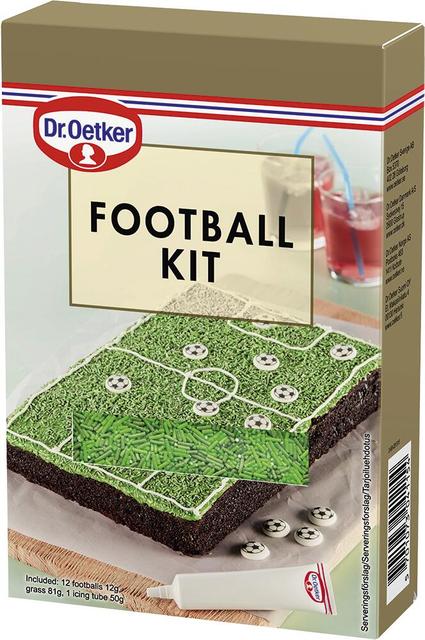 Dr. Oetker Football Kit Decoration Set 135g - Soposopo