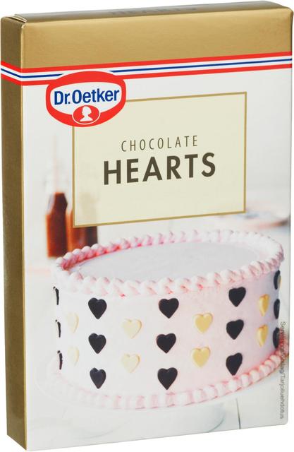 Dr. Oetker Chocolate Hearts Decorations 45g - Soposopo