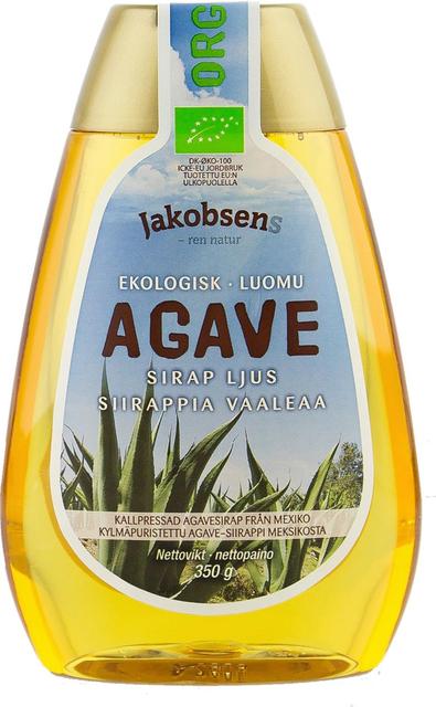 Jakobsens Organic Light Agave Syrup 350g - Soposopo