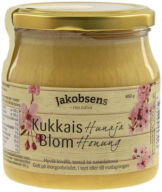 Jakobsens Flower Honey 650g - Soposopo