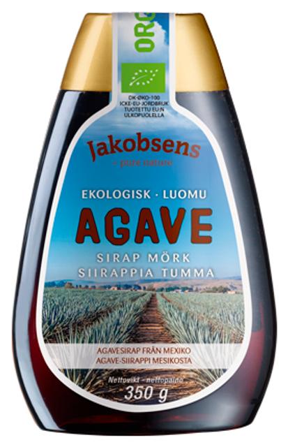 Jakobsens Organic Dark Agave Syrup 350g - Soposopo