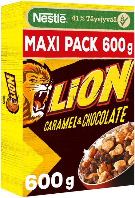 Nestlé Lion 600 g chocolate and toffee-flavored wheat-rice cereal - Soposopo