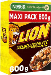 Nestlé Lion 600 g chocolate and toffee-flavored wheat-rice cereal - Soposopo