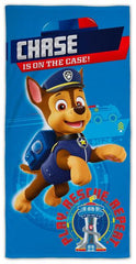 Children's bath towel Paw Patrol 70x140 cm blue - Soposopo