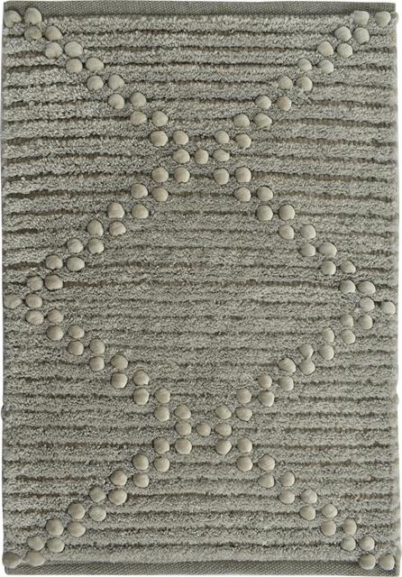House bathroom mat Shiny 50x80 cm gray - Soposopo