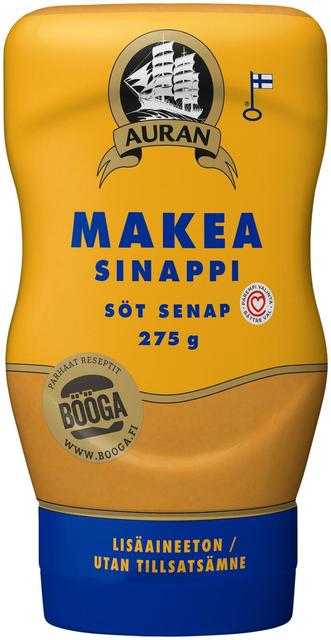 Auran Sweet Mustard 1 Pack of 275g 6.3oz - Soposopo