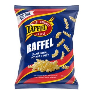 Taffel Raffel Chips 180g - Crunchy Snack from Finland - Soposopo