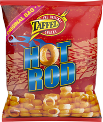 Taffel Hot Rod chips 1 Pack of 115g 4.1oz - Soposopo