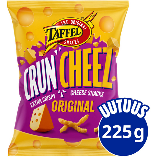 Taffel CrunCheez original flavored cheese Snacks 1 Pack of 225g 7.9oz - Soposopo