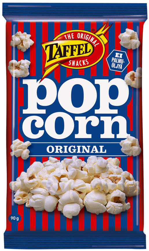 Taffel Popcorn original salted microwave popcorn 1 Pack of 90g 3.2oz - Soposopo