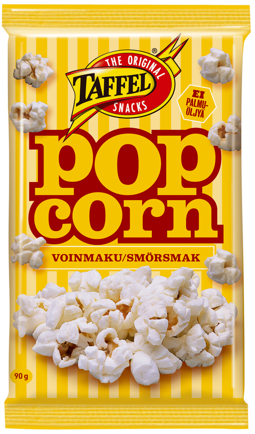 Taffel Popcorn butter-flavored microwave popcorn 1 Pack of 90g 3.2oz - Soposopo