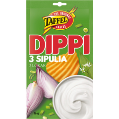 Taffel 3 onions dip Snacks 1 Box of 16g 0.6oz - Soposopo