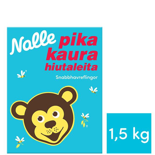Nalle 1.5 kg quick-cooking oatmeal flakes - Soposopo