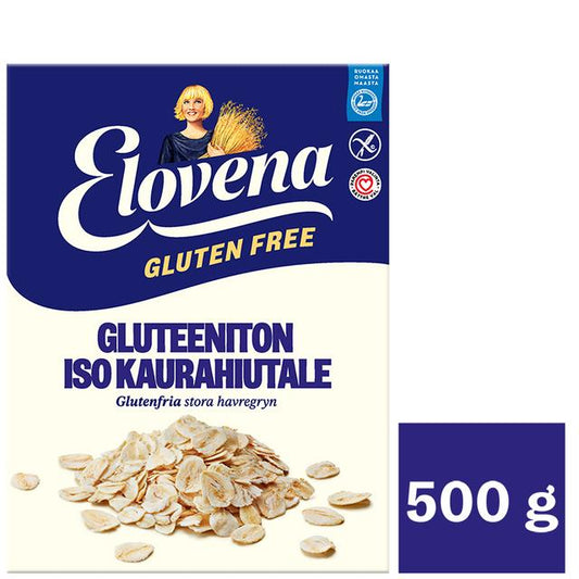 Elovena 500 g Gluten-Free Large Whole-Grain Oat Flakes - Soposopo