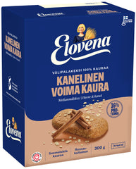 Elovena power oat snack 100% oat Cookie 1 Box of 300g 10.6 oz - Soposopo