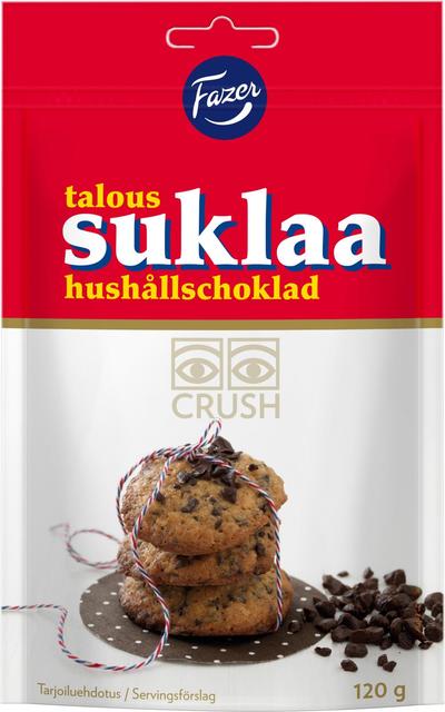 Fazer Taloussuklaa Crush Chocolate 1 Pack of 120g - Soposopo