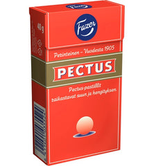 Fazer Pectus Original Pastilles 1 Box of 40g 6.3oz - Soposopo
