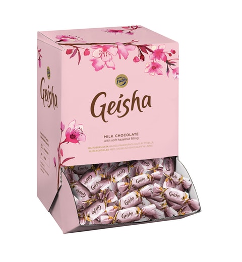 Fazer Geisha Milk with hazelnut filling Chocolate 1 Box of 3kg 6.3oz - Soposopo