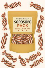 SÖPÖSÖPÖ Scandinavian Treat Pack – Marianne Peppermint Candies with Chocolate Filling – 150g Nordic Candy Bag – Crunchy Mint Shell & Dark Chocolate Center – Palm Oil Free soposopo pack