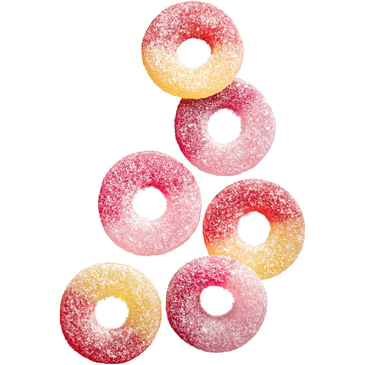 Fazer Tutti Frutti Rings gummies close-up