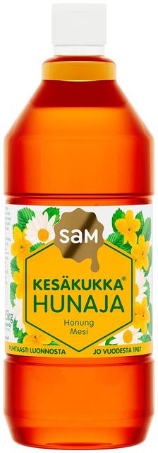 Hunajainen SAM Summer Flower Honey 1.5kg - Soposopo