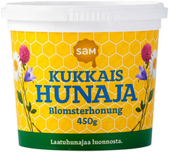Hunajainen SAM Flower Honey 450g - Soposopo
