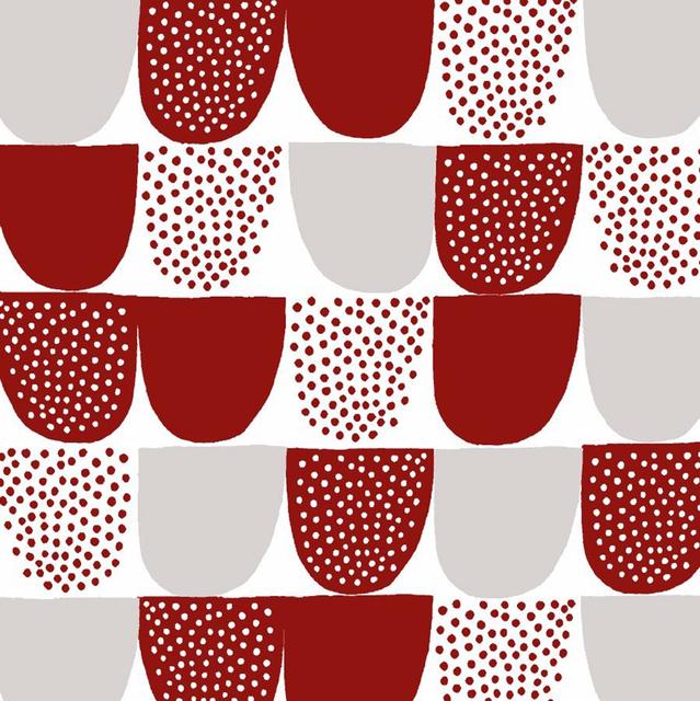 Havi-Kauniste Tissue Napkin Sugar Red 24cm 20pcs - Soposopo