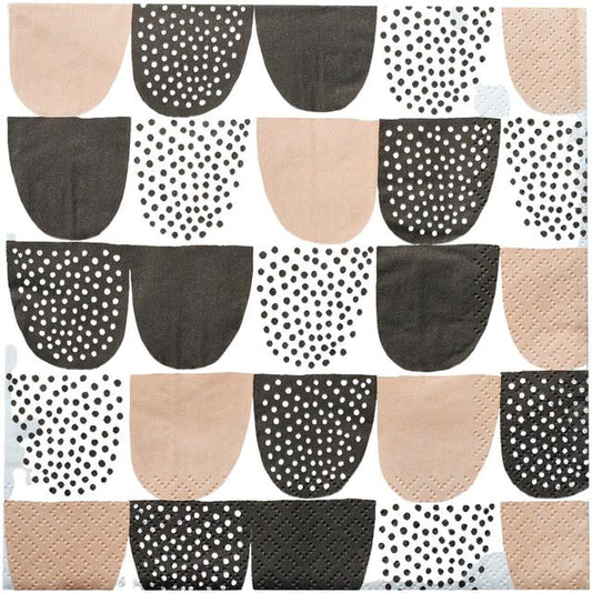 Havi-Kauniste Tissue Napkin Sugar Beige 33cm 20pcs - Soposopo